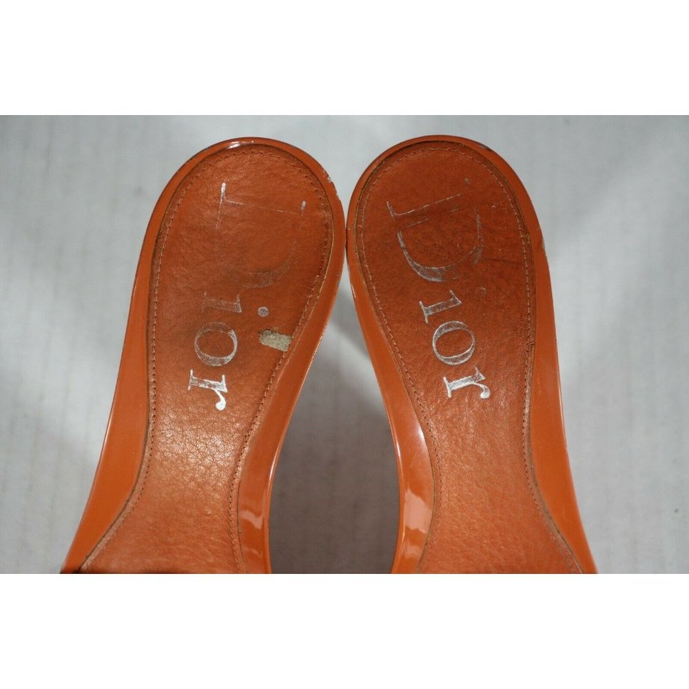 Christian Dior Embroidered Floral Heels M616 - Picture 4 of 11